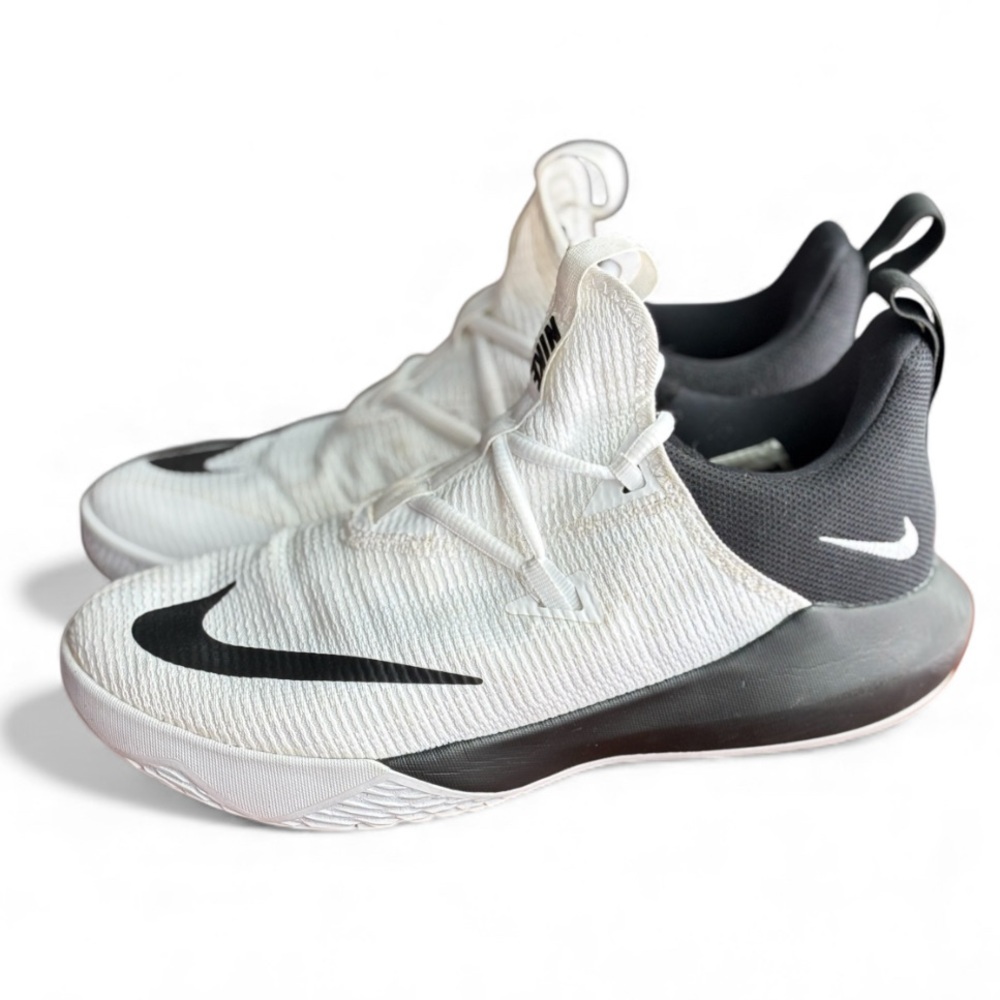 Nike Men’s Zoom Shift 2 Basketball Shoes Black White Size 7
